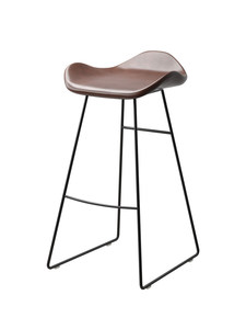 <span class=keywords><strong>Tabouret</strong></span> de bar en <span class=keywords><strong>fer</strong></span> <span class=keywords><strong>forgé</strong></span> au design minimaliste moderne pour la maison, le restaurant, le salon - Qualité commerciale, hauteur non réglable - Product Image 1