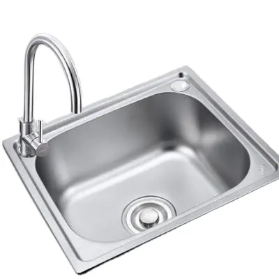 New Arrival giá thép không gỉ Sinks sử dụng tạp dề phía trước chìm nhà bếp thông minh Sinks với bát duy nhất