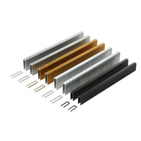 Fournisseurs d'usine OEM Clou commun coloré série 10J, type U, en fer avec revêtement de flocons de zinc, calibre 20, 5000 pièces/boîte