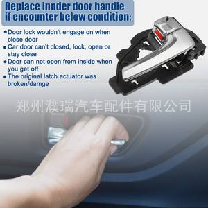 Conjunto de Manija Interior de Puerta para Hyundai Tucson, Lado Izquierdo 82610-2S010, Lado Derecho 82620-2S010, Pieza de Repuesto - Product Image 5