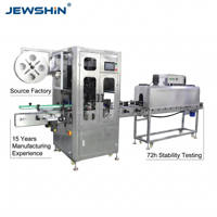 Machine d'étiquetage à double tête pour bouteilles d'eau purifiée, étiqueteuse à servomoteur avec contrôle PLC pour ligne d'embouteillage de boissons
