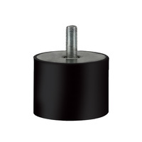 Isolateur anti-vibrations en caoutchouc EPDM amortisseur de moteur cylindrique pieds amortisseur silencieux pare-chocs en caoutchouc montage de canette