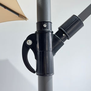 Sombrilla Cantilever Led de Metal para exteriores, sombrilla impermeable de 3m de diámetro para Patio, jardín, plátano - Product Image 3