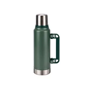 High vacuum insulated heat resistant stainless steel outdoor camping travel pot stany thermo flask