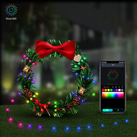 Usb Weihnachtsbaum Led Rgb Kupferstring-Lichter WLAN-Smart-BLE-App Fernbedienung märchenlicht Girlande Dekor Feiertagsbeleuchtung