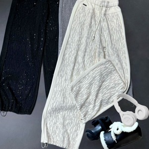 F086/Damen Herbst-Saison Weite Hose Trendiges Markendesign mit Anti-Pilling-Eigenschaft Stilvolles Outfit für Streetwear - Product Image 2