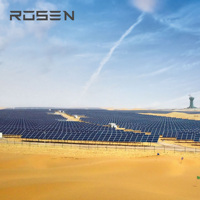 Système solaire photovoltaïque connecté au réseau Rosen personnalisable 100 kW 150 kW, centrale électrique solaire commerciale connectée au réseau
