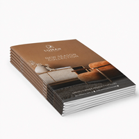 Brochures personnalisées légères à couverture souple avec logo sur mesure, fabriquées en Chine pour catalogue d'entreprise