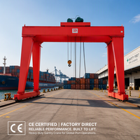Grue portique à double poutre de 5, 10, 20 tonnes pour port, certifiée CE, en promotion, directement de l'usine