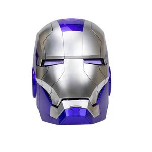 Casco de Cosplay de Iron Man de Marvel con Control por Voz en Color Plateado y Negro para Ciclismo - Product Image 4