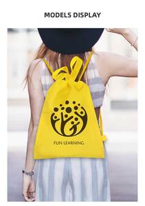 Good Quality Nylon <b>Drawstring</b> <b>backpack</b> Customised <b>Drawstring</b> <b>backpacks</b> Waterproof Lightweight - Product Image 5