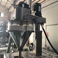 Machine d'emballage de poudre entièrement automatique à remplissage par vis sans fin pour sachets à quatre soudures, pour Matcha, Collagène, Protéines, Lait végétal, CE Direct