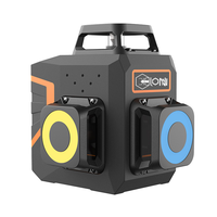 Niveau laser rotatif auto-nivelant LONN Green 12 lignes 360 degrés avec précision de 3 mm/10 m, portée de 30 m, certifié CE/FCC