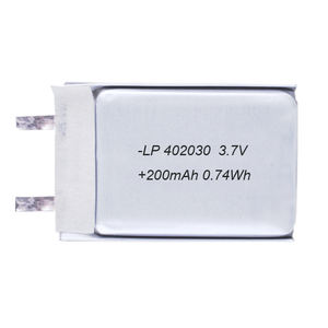 <span class=keywords><strong>3</strong></span>,7 V 200 mAh rechargeable LiPo battery lithium polymer battery for electronic devices - Product Image 1