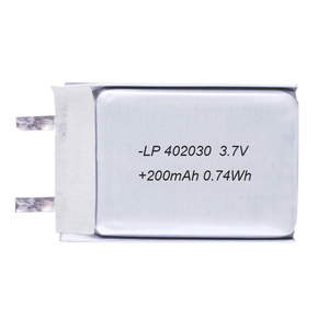 3,7 v 200 mah wiederaufladbare lipo batterie lithium-polymer-akku für elektronische geräte - Product Image 1