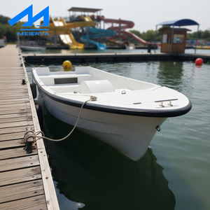 Bote de Pesca para <span class=keywords><strong>8</strong></span> Personas de Fibra de Vidrio de 5 Metros, Lancha Rápida de Trabajo para Aguas Poco Profundas Directo de Fábrica - Product Image 1