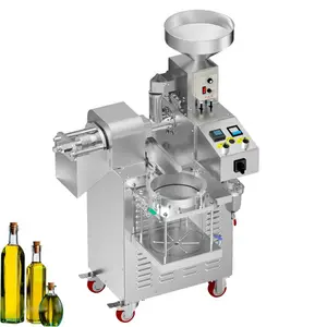 Prensa automática de aceite de 30 kg/h, máquina de prensado de aceite de girasol con filtro de aceite