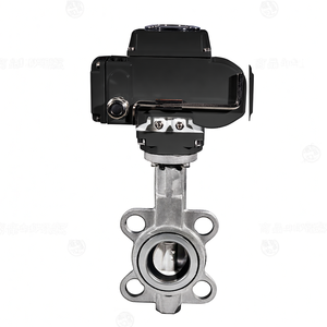 Vanne papillon motorisée électrique en fonte de type wafer COVNA 90 jours de garantie DN200 PN16 8 pouces 24 volts avec siège en caoutchouc EPDM - Product Image 6