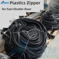 Système de fermeture éclair en alliage d'aluminium pour porte rapide en PVC, rail de fermeture éclair durable pour porte rapide, accessoires pour porte industrielle