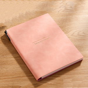 卸売 シンプルデザイン ソフトカバー 革製ダイアリー カスタムロゴ入り ノートブック - Product Image 3