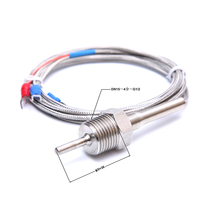 Controlador de Temperatura Doble Leader Class PT100 con Puerto Serial, Resolución de 0.1°C, Rosca NPT de 1/2'', Acero Inoxidable, IP55, OEM/ODM