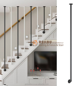 Reilbu Easy to Install Railing SS304 316 Handrail Brackets for Garden <strong>Loft</strong> Stairs Non-Slip Decking <strong>Railings</strong> - Product Image 3