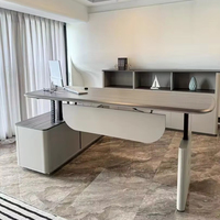 Mobili commerciali personalizzati moderni ascensore elettrico scrivania da ufficio capo ufficio Ceo Executive Manager Ceo President Desk