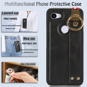 Étui antichoc en TPU + cuir PU à texture Crazy Horse pour téléphone Google <span class=keywords><strong>Pixel</strong></span> <span class=keywords><strong>3A</strong></span> - Product Image 6