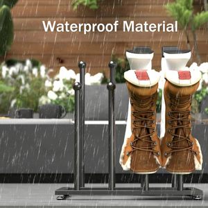 Waterproof Thickened Metal <strong>Boot</strong> Storage <strong>Stand</strong> with 8 Pegs, 20LB Load-Bearing Per Peg for Tall <strong>Boots</strong> <strong>Boot</strong> Storage <strong>Stand</strong> - Product Image 4