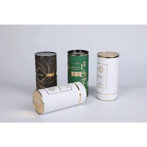Cardboard paper tube luxury gifts cosmetics candles jewelry perfume <b>box</b> can be customized - Product Image 4