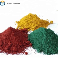 Pigment d'oxyde de fer oxyde de fer poudre rouge revêtement de peinture ciment couleur brique Terrazzo agent de teinture de sol