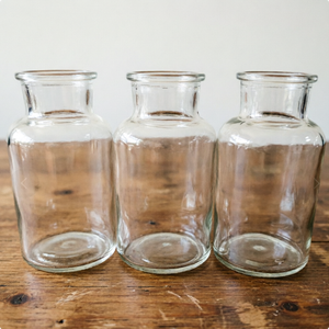 Mini flacons en verre à bouchon en liège, bouteille en verre à large ouverture de 250 ml avec bouchon en bois pour bonbons de <span class=keywords><strong>mariage</strong></span> DIY et vœux - Product Image 1