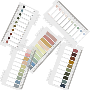 Kawaii School Supplies 1000 Sheets Morandi Index Memo Pad Sticky Notes Posted It Ruler PET Paper Sticker Notepad <b>Bookmark</b> - Product Image 1