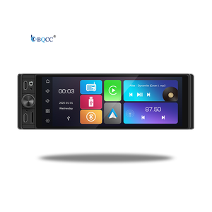 <span class=keywords><strong>Autoradio</strong></span> sans fil BQCC 6,28 pouces, écran tactile HD 1DIN, amplificateur, Carplay, Android Auto, lecteur vidéo, miroir, caméra de recul - Product Image 1