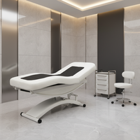 Meubles multifonctions pour salon de beauté, esthéticienne, 3 moteurs électriques, lit de massage facial, table de soin des cils, table de spa