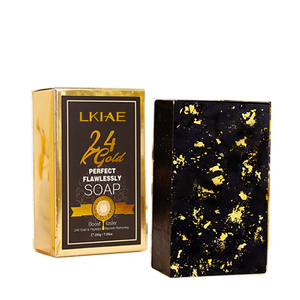 Jabón corporal de carbón de bambú con control de aceite al por mayor 24K oro hombres limpieza eliminación de acné jabón de baño natural hecho a mano para <span class=keywords><strong>piel</strong></span> negra - Product Image 4