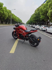Motocicleta de Carreras de 10kW 72v120ah para Adultos, Modelo 2025, Gran Venta, Motor Central y Motor de Buje Disponibles, Transmisión por Cadena, Velocidad 160km/h - Product Image 2