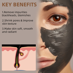 <span class=keywords><strong>Masque</strong></span> facial anti-points noirs hydratant et nettoyant en profondeur, meilleure vente de <span class=keywords><strong>masque</strong></span> à décoller noir de la mer Morte, vente en gros - Product Image 2