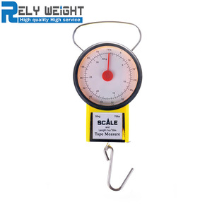 22KG/50LB 32KG/75LB Wholesale Portable Digital Metal <strong>Spring</strong> Hanging Weighing Fishing Luggage <strong>Scale</strong> with Tape <strong>Measure</strong> - Product Image 3