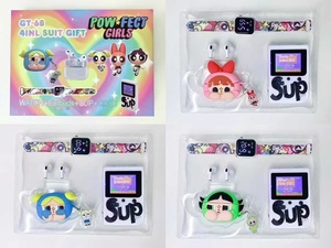 Nuovo Set regalo elettronico 4 - in - 1 a tema Powerpuff Girls (orologio + auricolari + custodia per Console di gioco) - Product Image 4