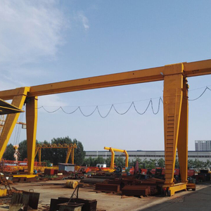 Marble Stone Yard Single Girder Gantry Crane Granite <b>Block</b> Handler 5t 10t 16t Rail <b>Mounted</b> Outdoor Portal Crane Factory - Product Image 1