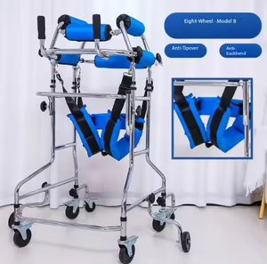 Andador con Ruedas para Ancianos, Discapacitados, Parálisis Cerebral, Ayuda para Caminar, Soporte para Pacientes con Hemiplejia, Andador para Personas con Discapacidad - Product Image 2