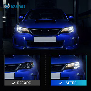 Faro Delantero VLAND de Fábrica con Luces DRL Secuenciales y de Bienvenida para <span class=keywords><strong>Subaru</strong></span> <span class=keywords><strong>Impreza</strong></span> WRX de Tercera Generación (GE/GV/GH/GR) 2008-<span class=keywords><strong>2011</strong></span> - Product Image 6
