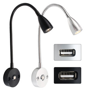 <span class=keywords><strong>Led</strong></span> RV Đèn đọc sách 2W phòng ngủ cạnh giường ngủ Đèn tường Đèn đọc sách đèn cho Nhà chuyển đổi kiểm soát rắn cổ ngỗng Cổ Ống - Product Image 1