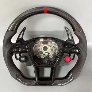 Volante Personalizzato 2008-2024 A3 S3 A4 S4 A5 S5 A6 A7 A8 Q3 Q5 Q7 Q8, Volante Sostitutivo in Fibra di Carbonio Forgiata per <span class=keywords><strong>Audi</strong></span> - Product Image 4