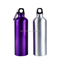 Botella deportiva de aluminio de alta calidad, de aluminio con botella pequeña impresión a Color, 500/600/750/1000ml