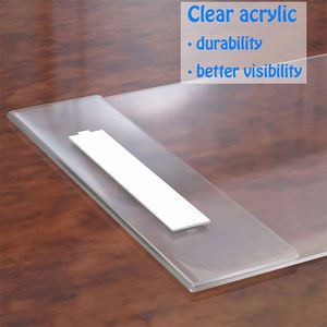 Exhibidor de Pared Acrílico Transparente, Moderno, Portátil, Extraíble, Personalizado de Fábrica, para A4, A5, A6, 8.5x11, con Soporte para Letreros - Product Image 4