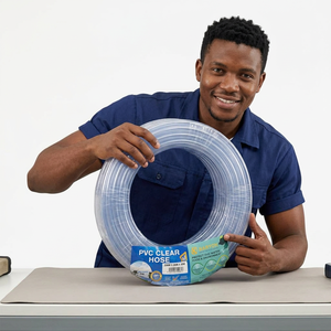BABYON PVC Clear Flexible Spraying <b>Hose</b> 30mm X <b>30M</b> <b>Garden</b> Watering Tubing for Outdoor Use - Product Image 1