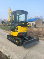 Mini-excavatrice à prix avantageux, excavatrice à cabine PC35, 3,5 tonnes, occasion, vente chaude, originale japonaise, 90% neuve, excavatrice d'occasion