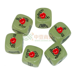 Dados Acrílicos Luminosos de Seis Caras de 20 mm para Juegos de Mesa y Productos Sexuales, Venta al Por Mayor - Product Image 4